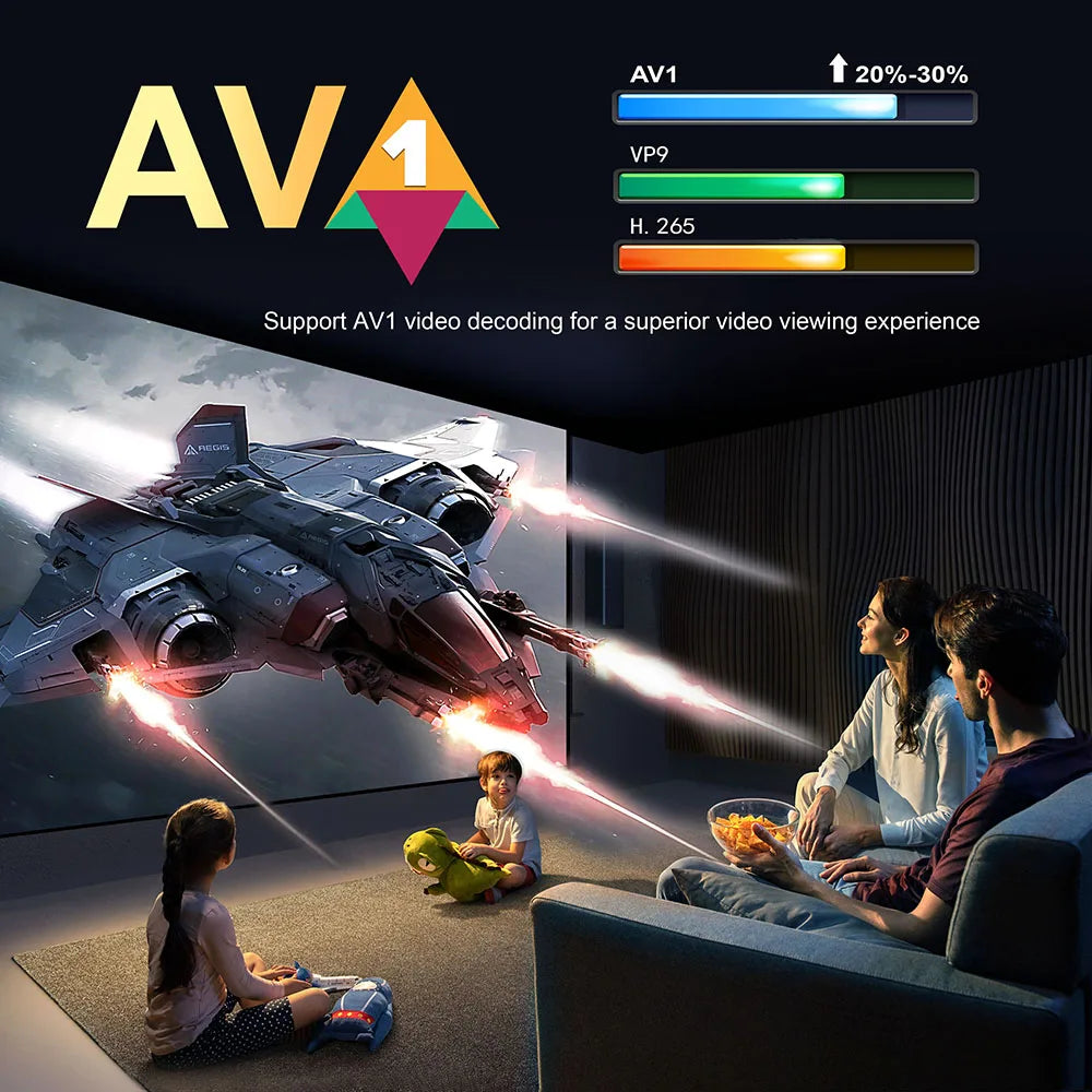 TV Box Android 11 X96 X10 DDR4 8GB RAM 64GB